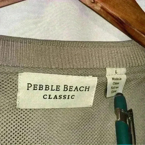 Pebble Beach Classic Vest size Large, Tan Water and wind resistant - Picture 4 of 7